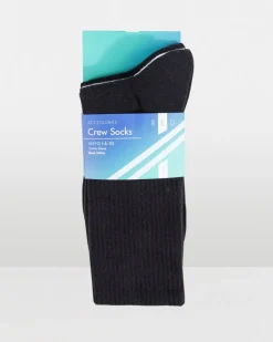 Socks3Pk Mens Crew