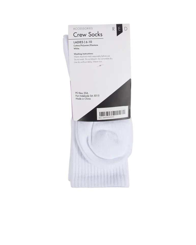 Socks3Pk Womens Crew